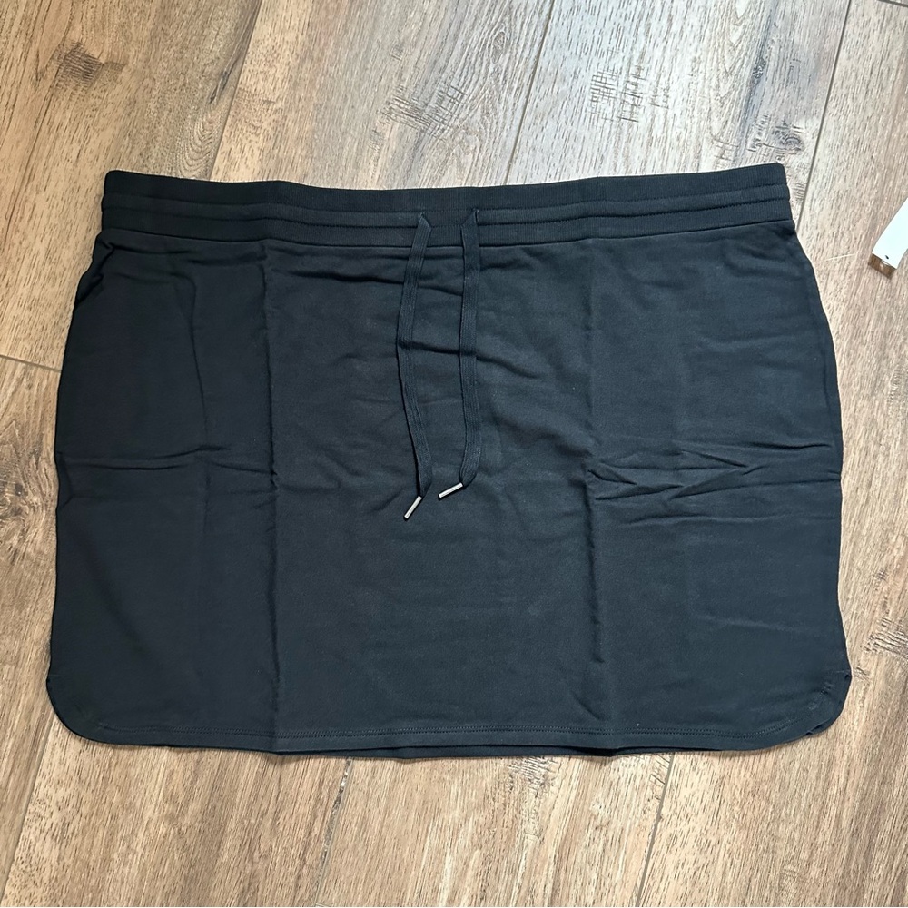 NWT! Daily Ritual Skirt, Sweatshirt, Black, Drawstring, Modal Blend, XXL - Picture 2 of 10